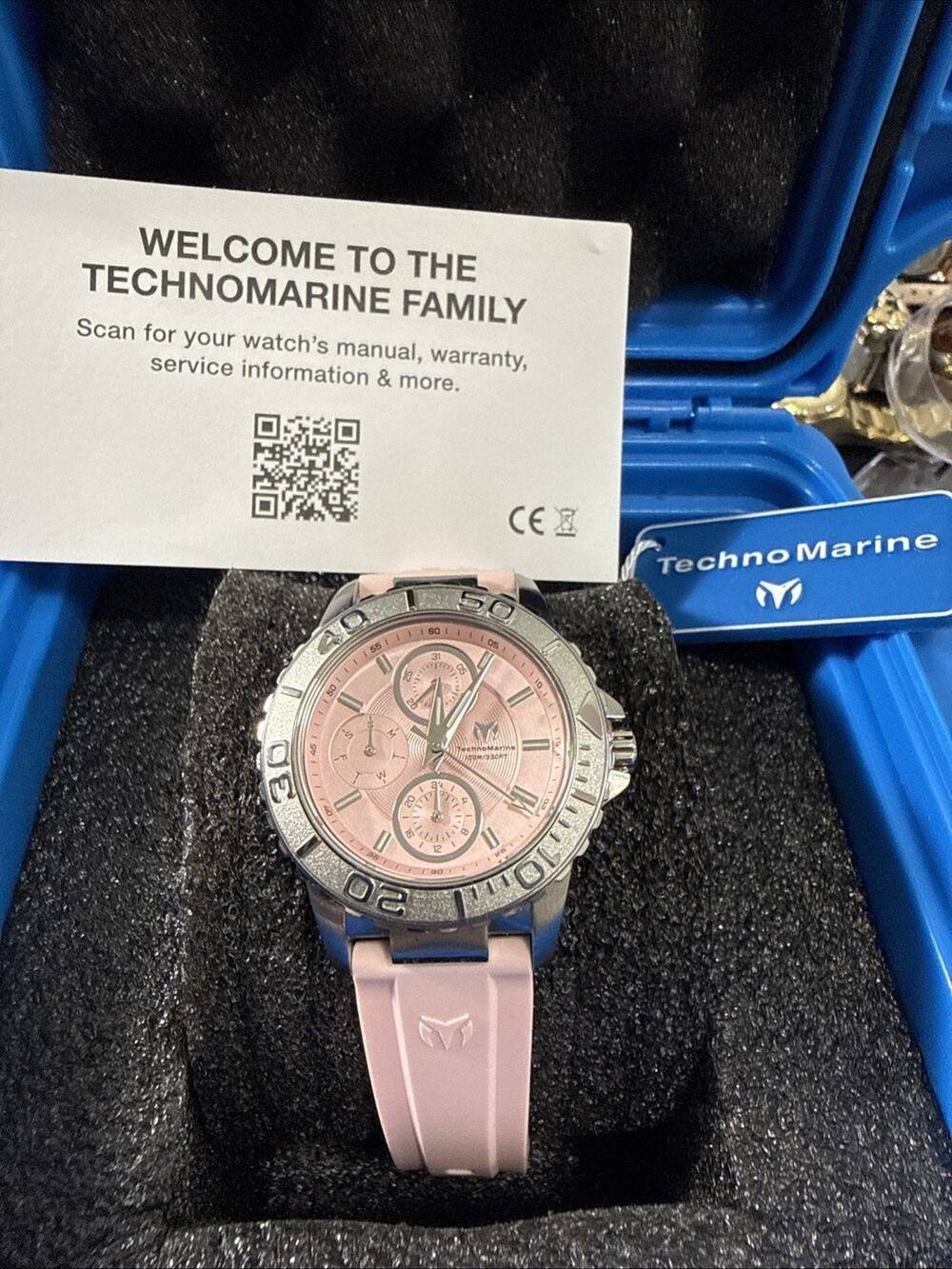 Women’s Technomarine Sea Grace TM-725013 New With Box And Papers 36mm Case